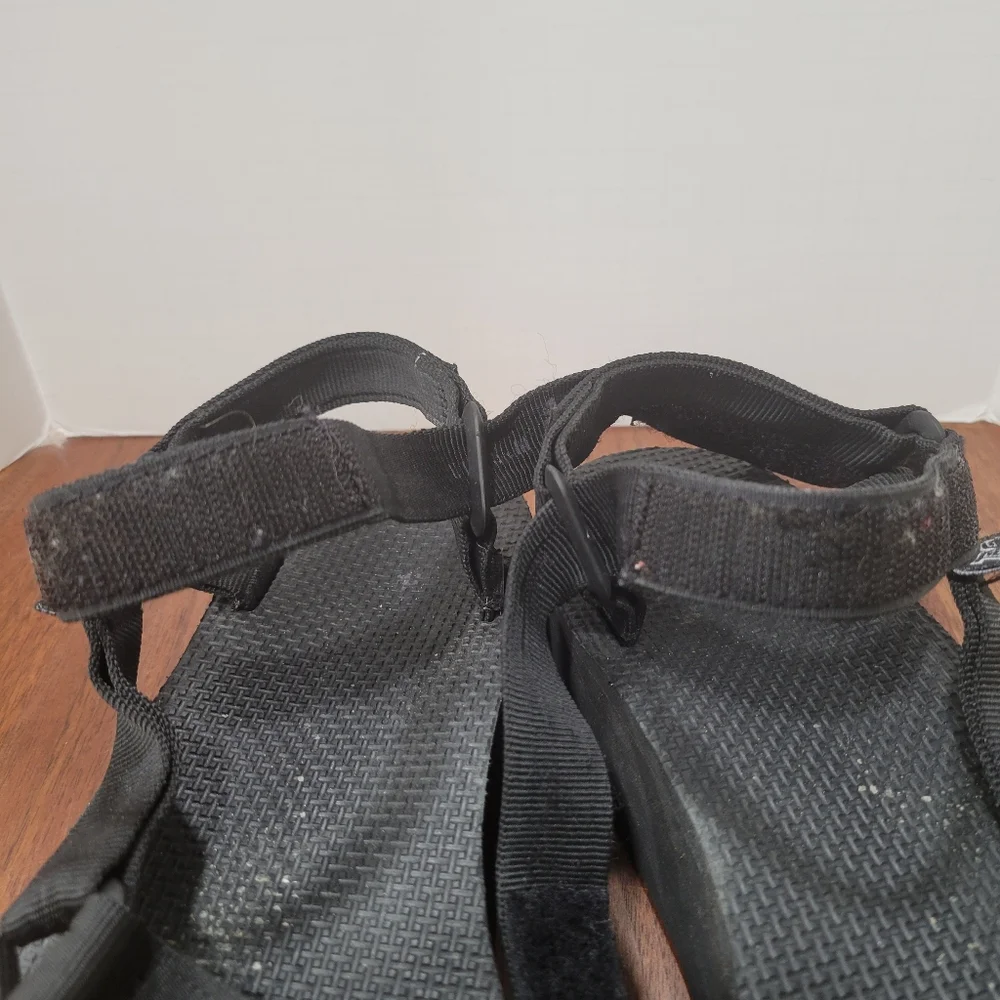 Teva Black Platform Sport Sandals